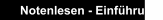 Notenlesen - Einführung